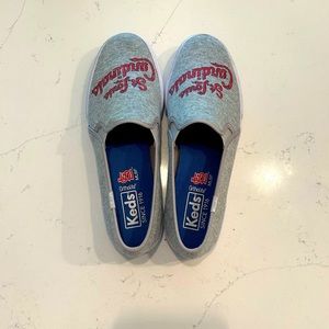 Women's Size 6.5 St. Louis Cardinals Keds Double Decker Slip-On Sneakers